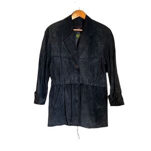 Vintage Danier suede jacket with shoulder pads‎